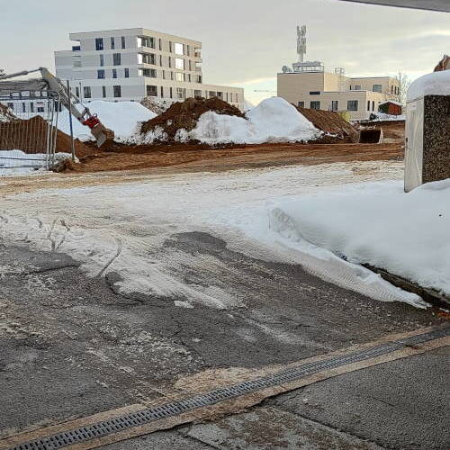 Starke Verschmutung bei Bauarbeiten verschmutzerarbeit-k